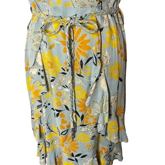 Sky and Sand Women's Floral Flutter Sleeve Dress Size S Multicolor - Picture 4 of 8